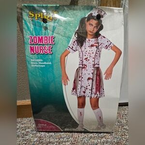 Spirit Kids Zombie Nurse Costume - White and Red